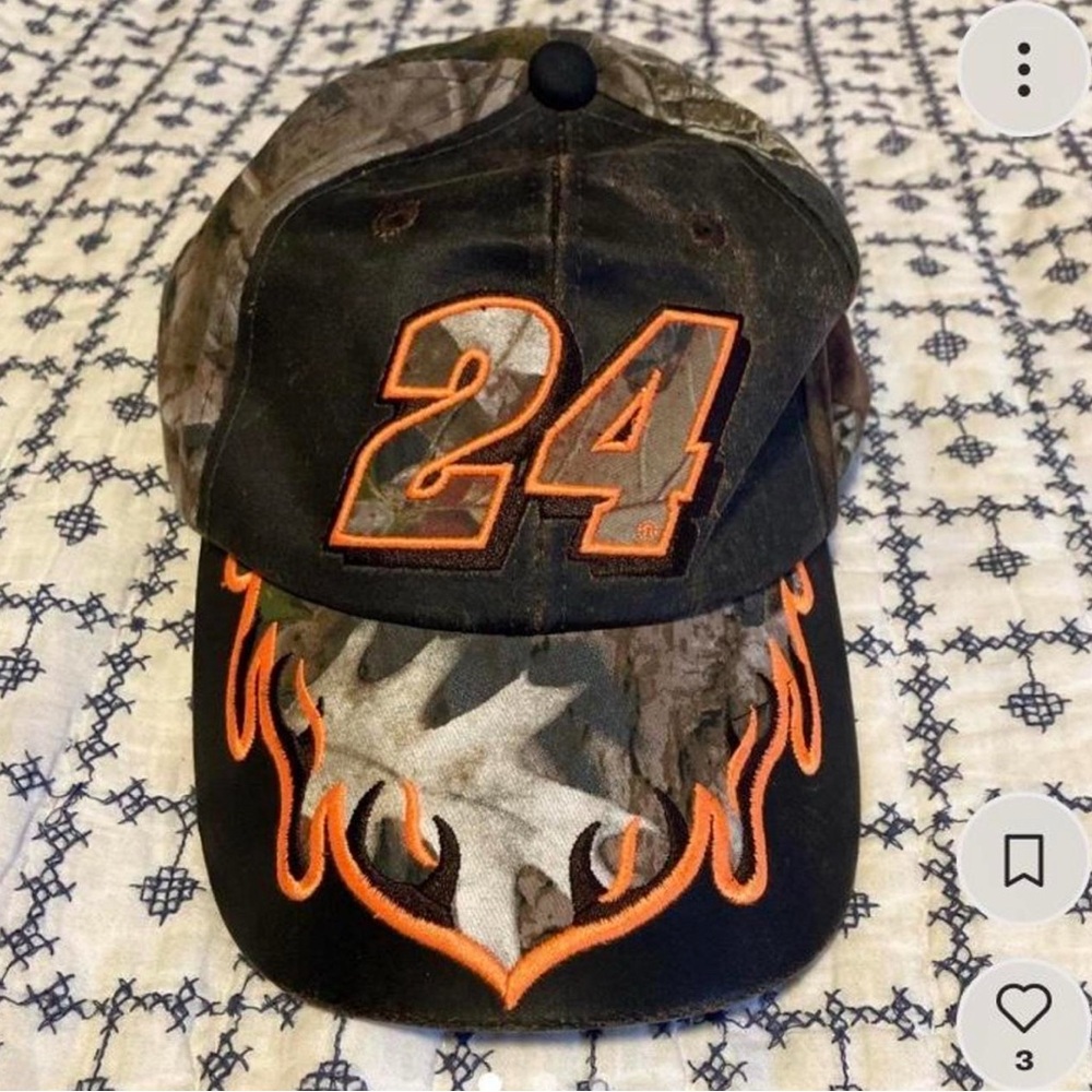 Nascar Camouflage Flame hat